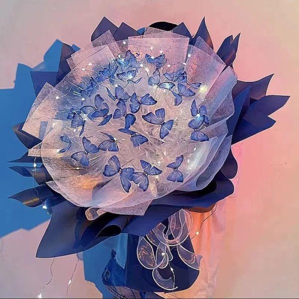 материалы для букета из бабочек