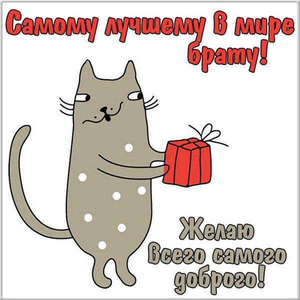 с днём рождения брату от сестры открытки прикольные