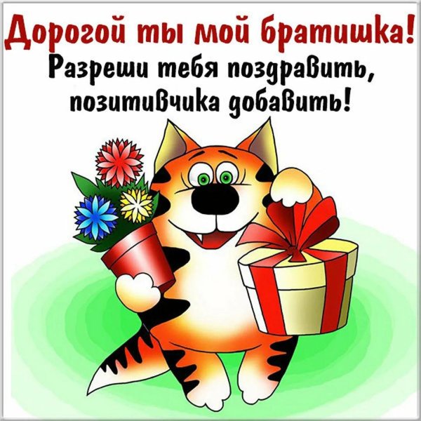 с днём рождения брат прикольные поздравления