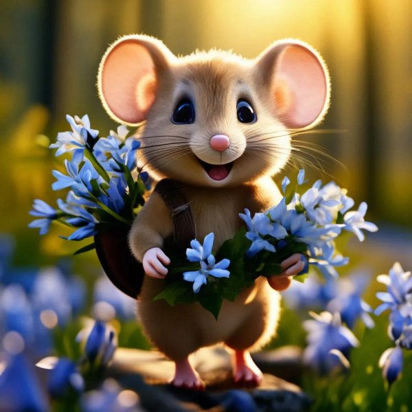 красивый мышонок