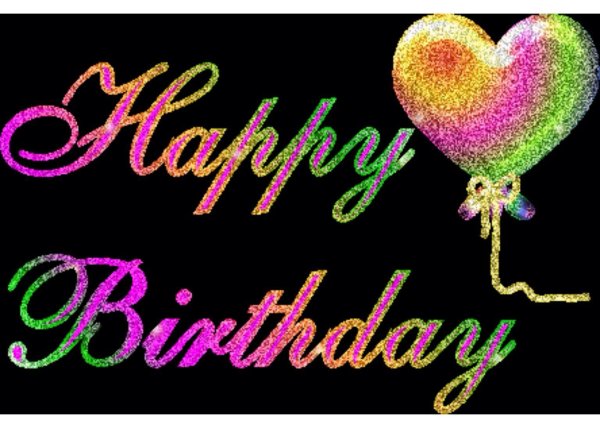happy birthday анимация