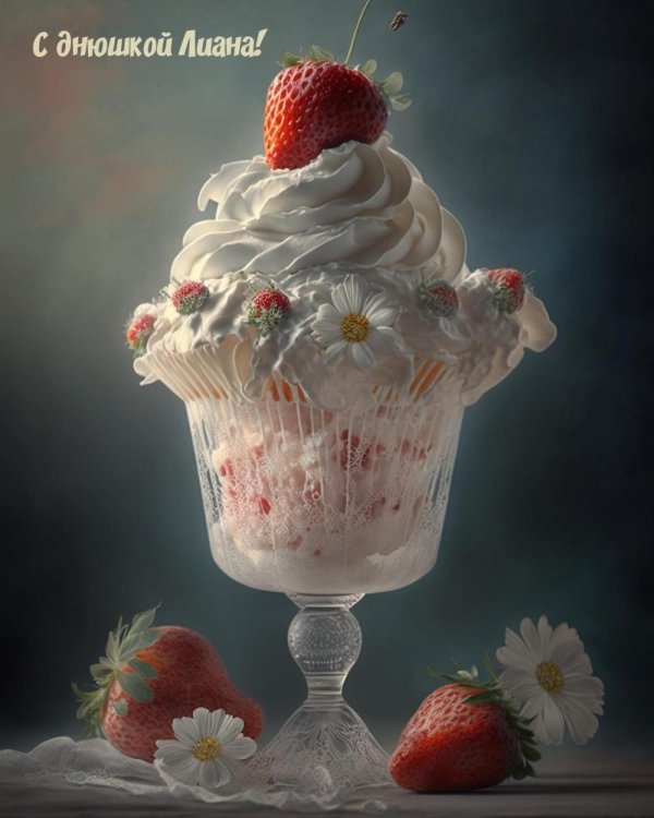 клубничное мороженое