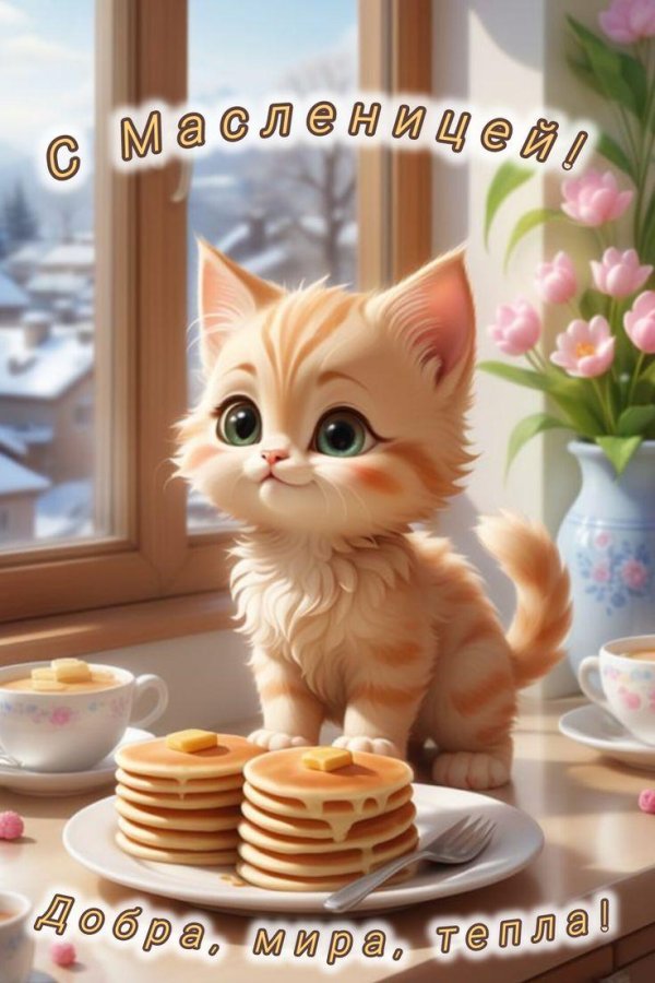 открытка масленица