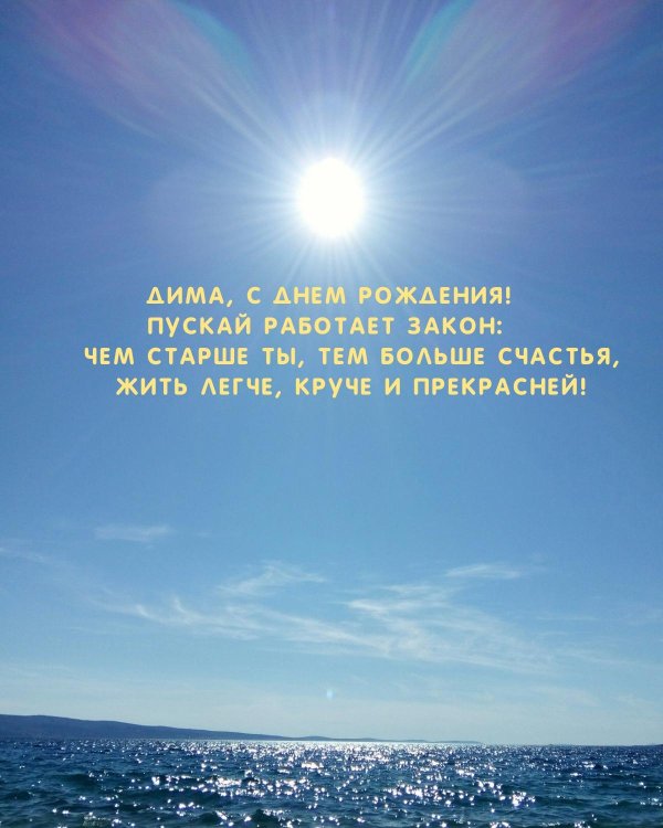 дима с день рождения