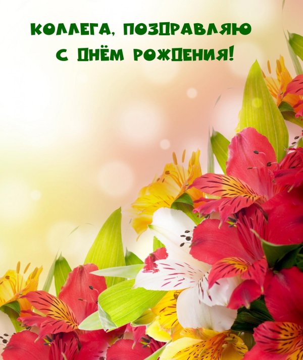 поздравление коллег