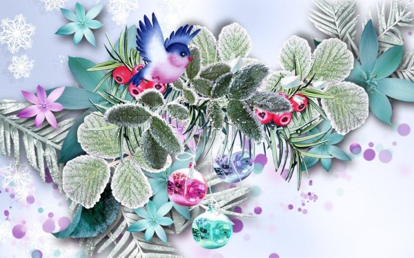 новогодние ветки