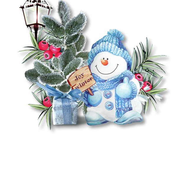 рождественский снеговик