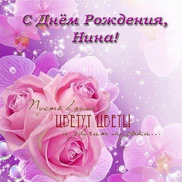 с днем рождения нина