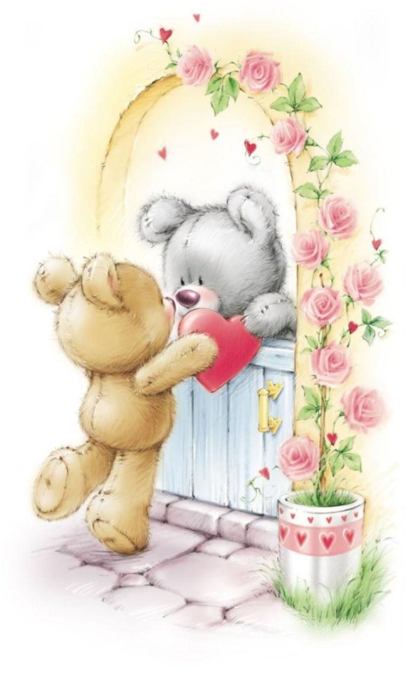 день святого валентина мишки