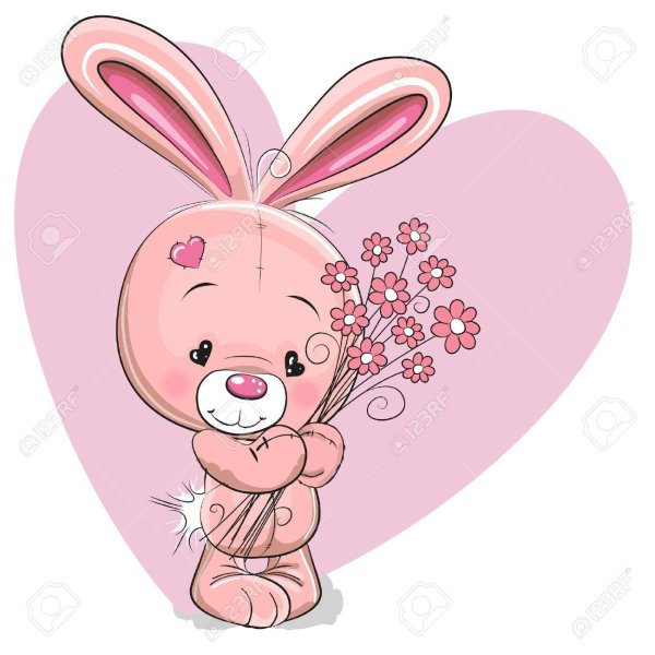 влюбленные зайчики