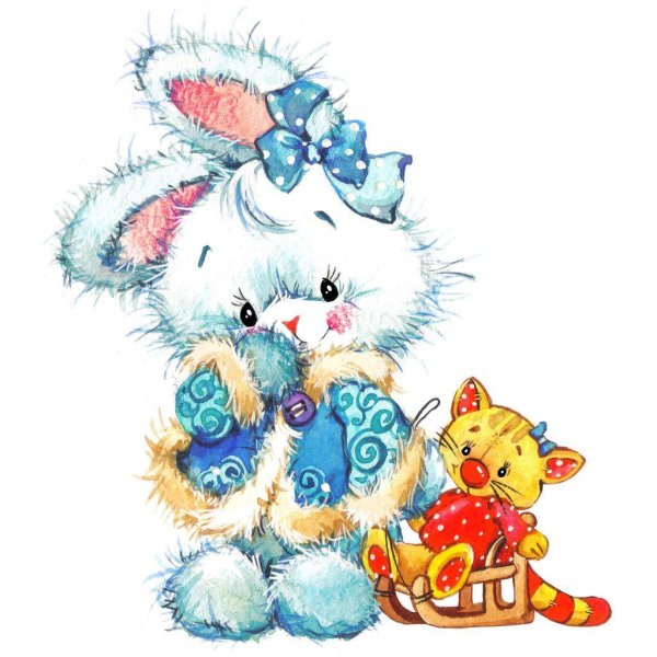 новогодние зайцы