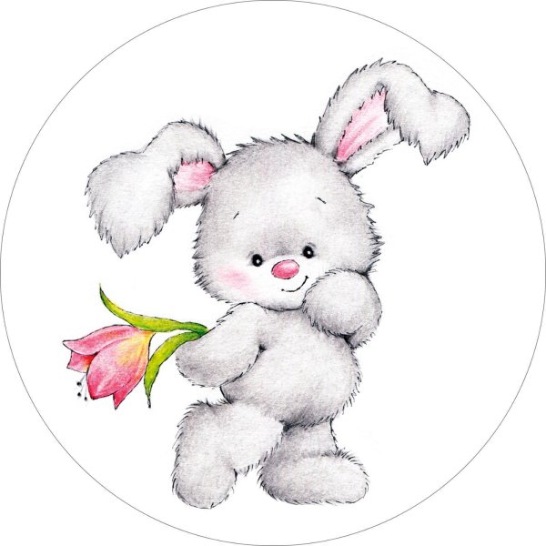 зайка рисунок