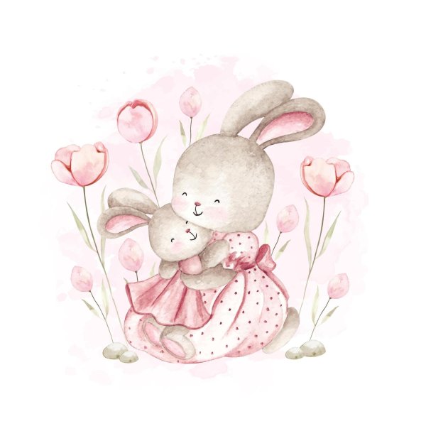 постер зайка