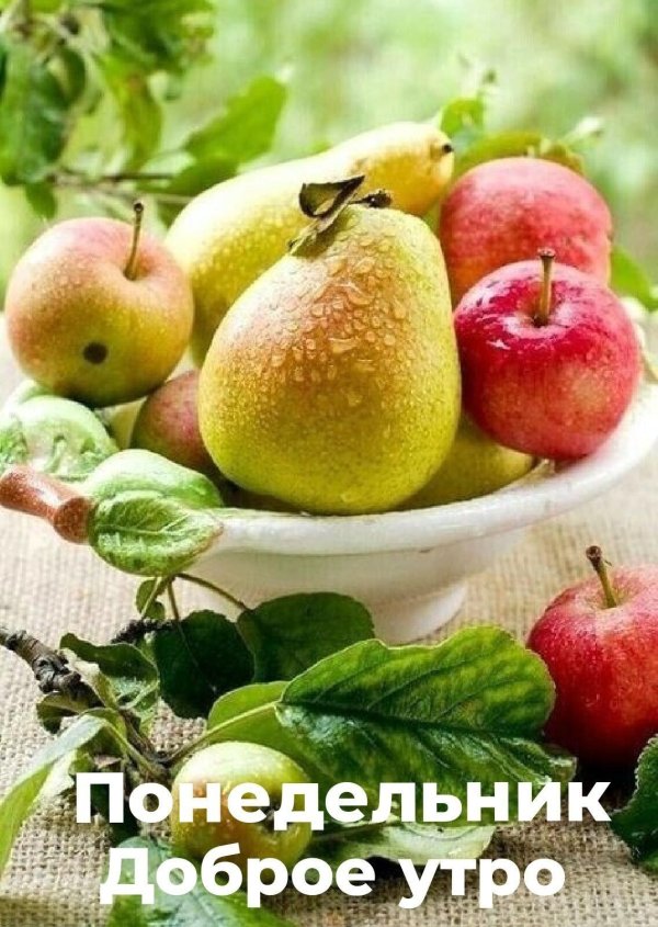 яблоки груши