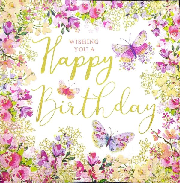 цветок happy birthday