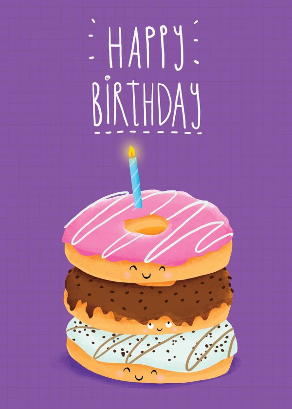 открытка с днём рождения из пинтереста