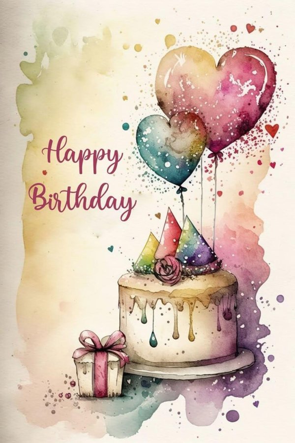 открытка ко дню рождению