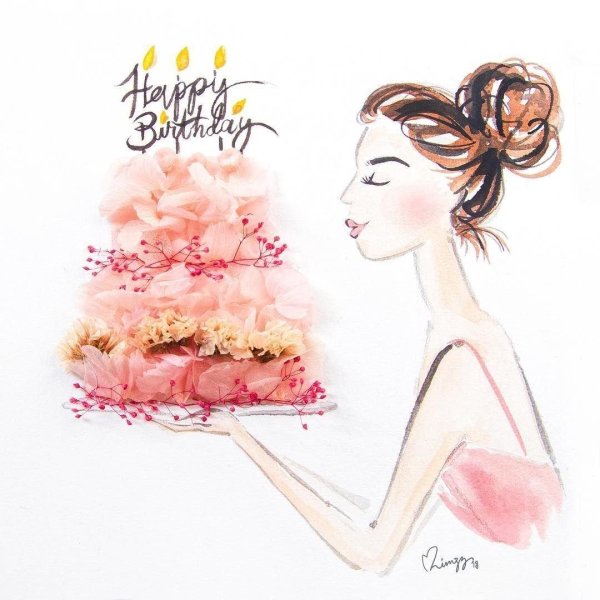 модные открытки