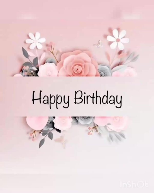 открытки happy birthday цветы