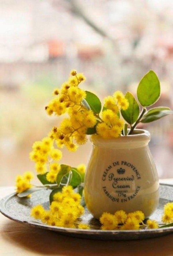 доброе утро желтые цветы