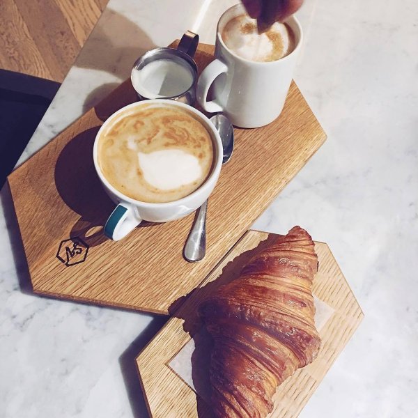 кофе круассан