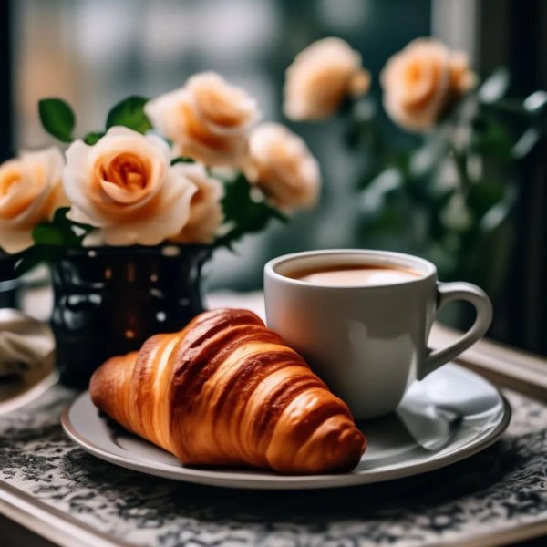 доброе утро круассан