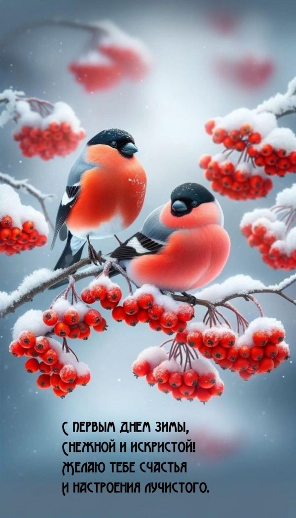 картина снегири