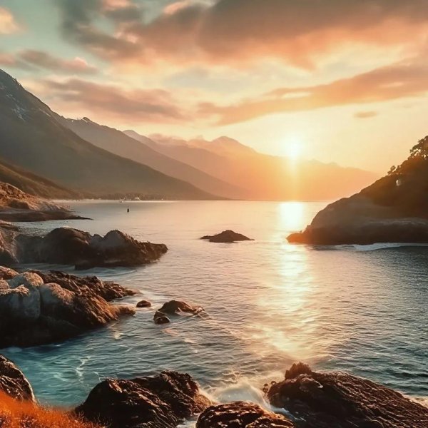 горы у моря