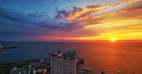 закат во владивостоке
