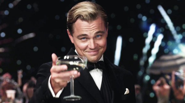 леонардо ди каприо бокал