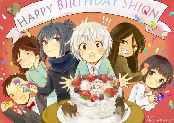 день рождения в стиле аниме