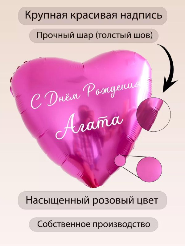 именной шар