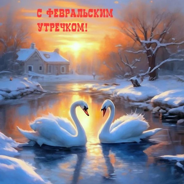 пара лебедей