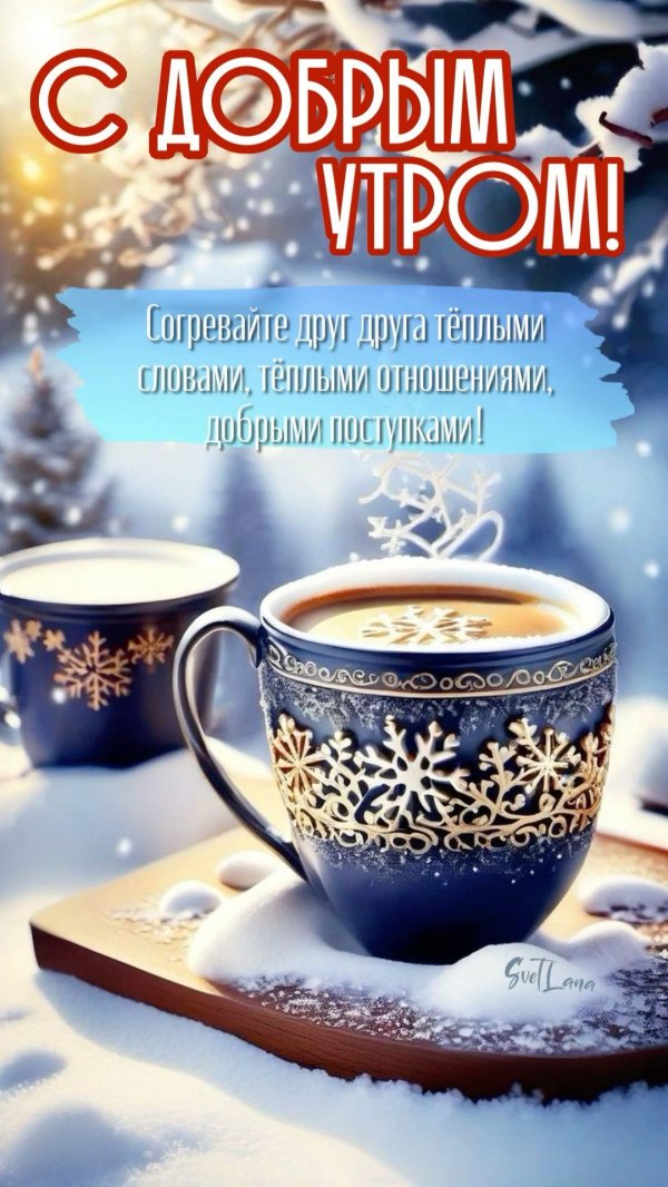 добрейшего зимнего утра