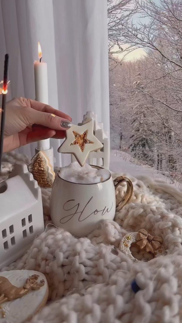 новогодние эстетика