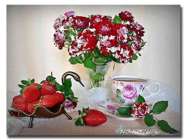 фотонатюрморты с земляникой