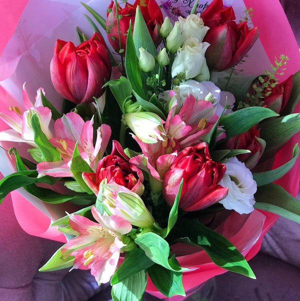 альстромерии букет