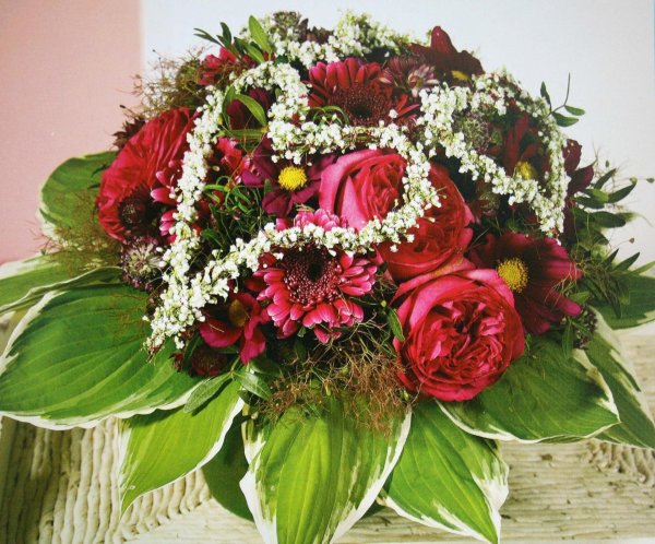 комбинированные букеты