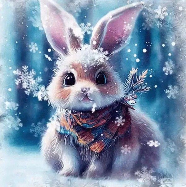 зайчик красивый