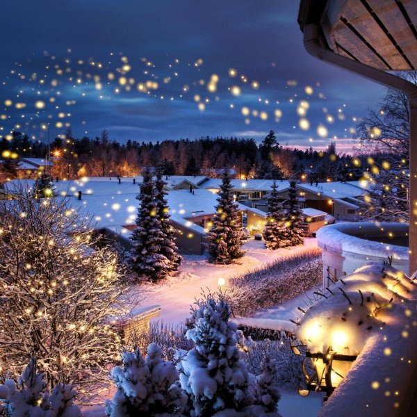 зимнего вечера