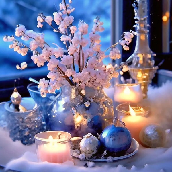 доброго снежного вечера