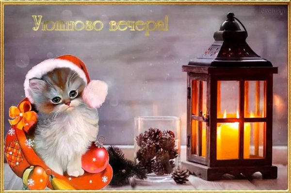 зимний вечер добрый