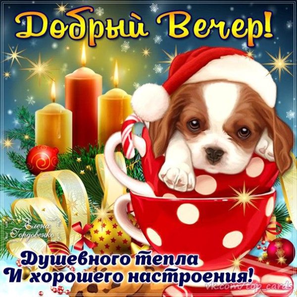 с добрым новогодним вечером