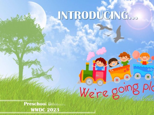 паровозик детский