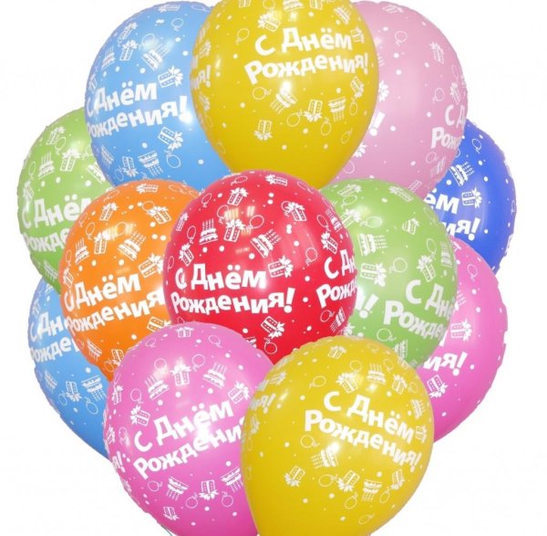 шар с днем рождения