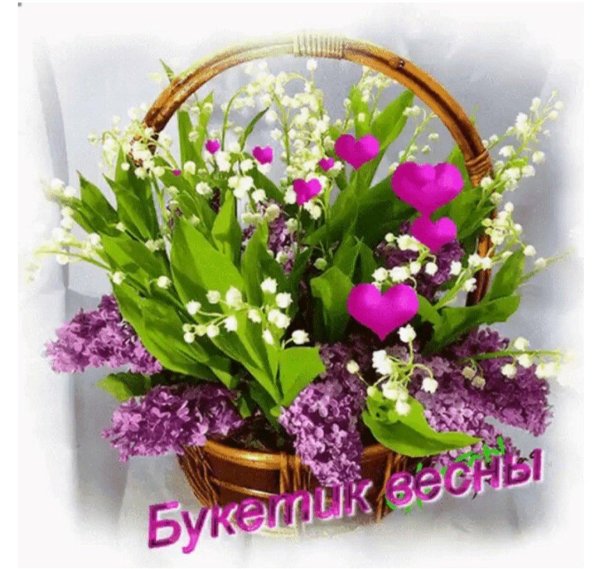 красивый букет весенних цветов