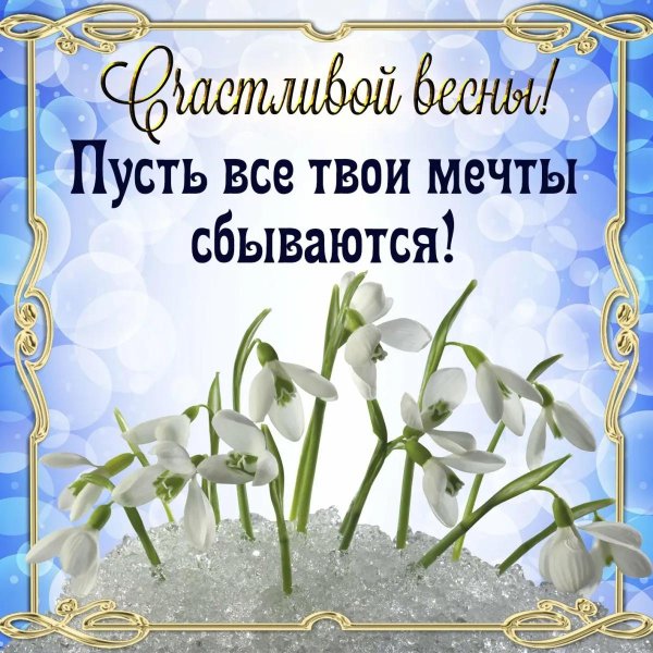 пусть первый подснежник