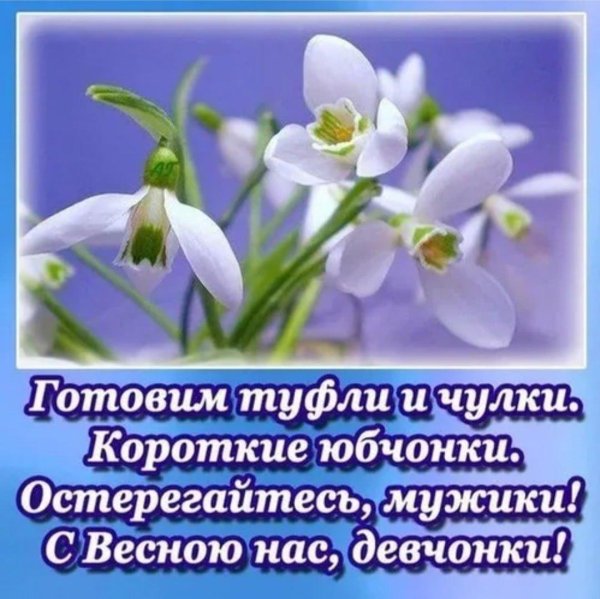 пусть первый подснежник