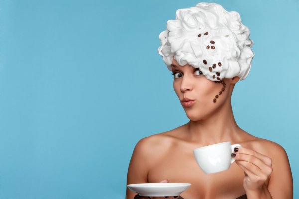 кофе девушка