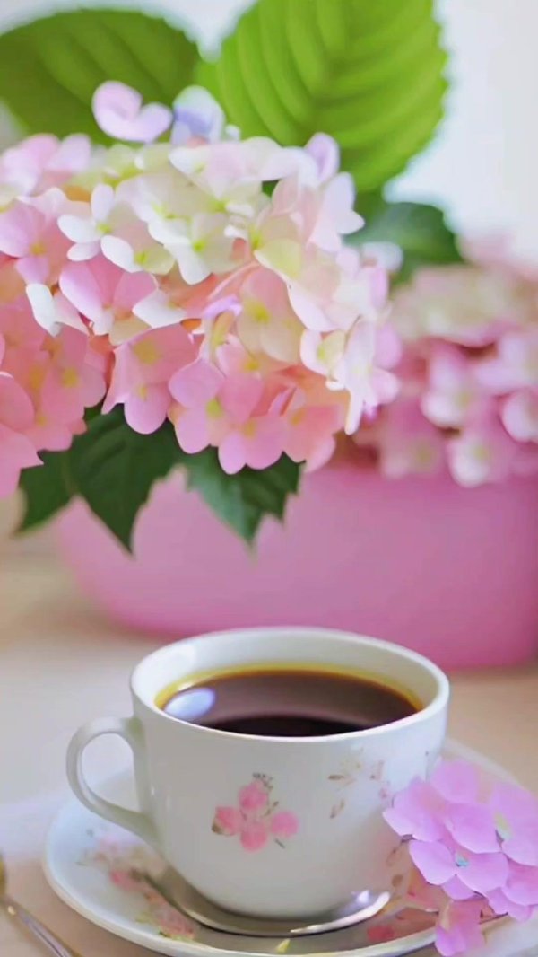 утренние цветы